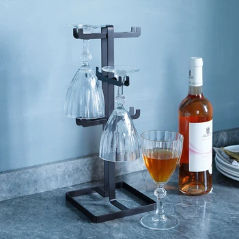 

Cup Holder Nordic Style Creative Home Simple Carbon Steel High Wine Glass Holder Mug Holder