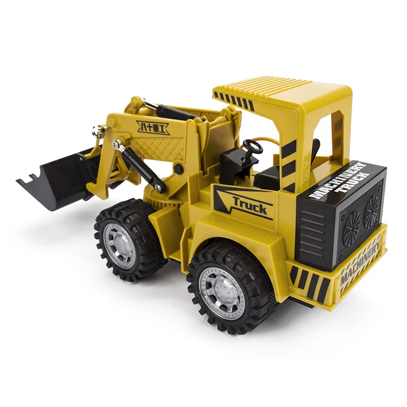 HELIWAY RC Truck Wheel Excavator Motorized Pressure Road Vehicle Simulation Pace Cars Grasping Wooden Car Forklift