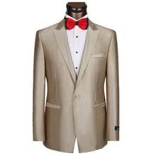 Best seller suits Jackets Champagne Suit Slim Type Groomsman Bridegroom Jacket Mens Suits Tuxedo Men Coat Custom Made