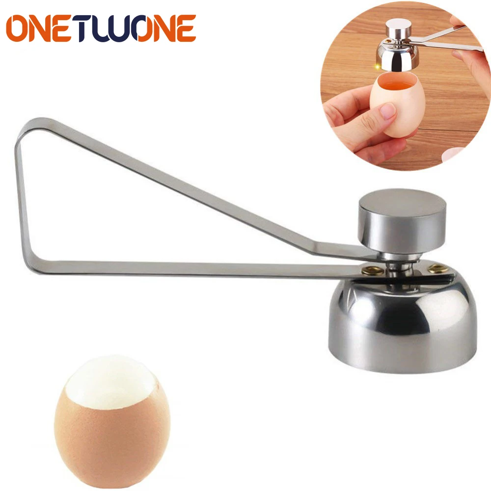 

Egg Topper Cutter, Stainless Steel Egg Shell Cracker Opener Tool for Soft Hard Boiled Egg, Egg Breaker Tool Kitchen Tools