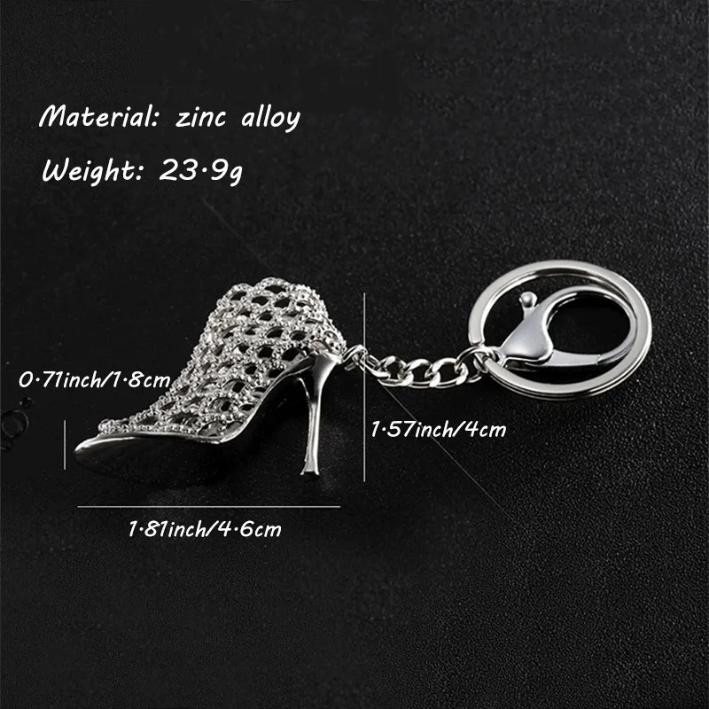 Женский ажурный держатель брелок на высоком каблуке|handbag pendant|high heel shoe keychainbest keychain