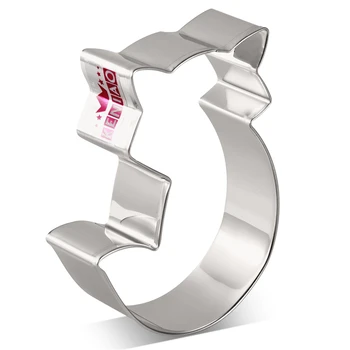 

KENIAO Fox Cookie Cutter for kids - 7.2 x 9.6 cm - Woodland Animal Biscuit and Fondant Cutters - Stainless Steel