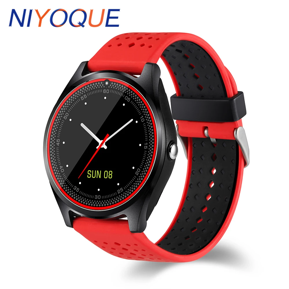 

NIYOQUE Bluetooth Smart Watch V9 DZ09 With SIM TF Camera Pedometer Health Sport Clock Hours Men Women Smartwatch For Android