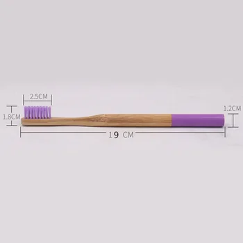 

Toothbrush Bamboo Teeth Brush Eco For Adult Children Multicolor Oral Care
