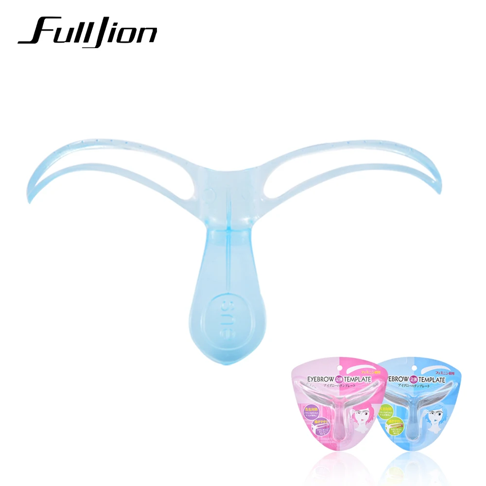 Fulljion 1 шт. трафареты для бровей Шаблон DIY для ухода за бровями корректор бровей линейка красота женщина Макияж инструмент случайный цвет
