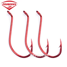 100 шт./лот джиг один Крючки из высокоуглеродистой Сталь крючки джиг большой рыболовные крючки с Размеры 1/0#-8/0# рыболовные крючки
