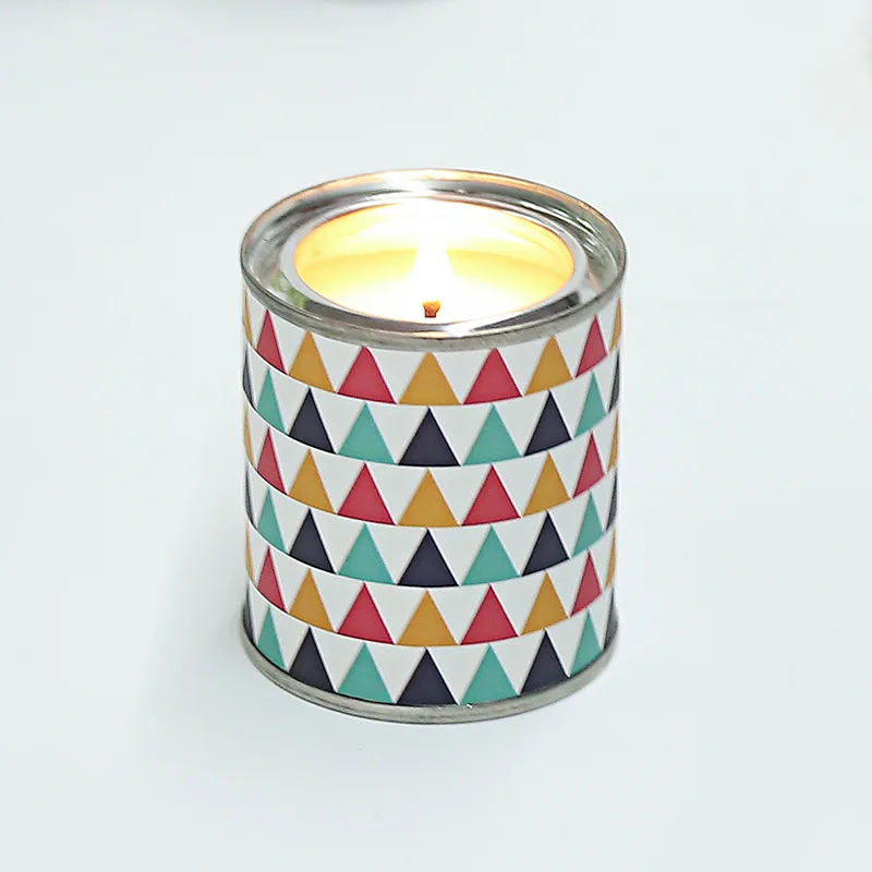 

2019 new tin can scented candle portable travel special scented soy candle to remove odor dust scented candle