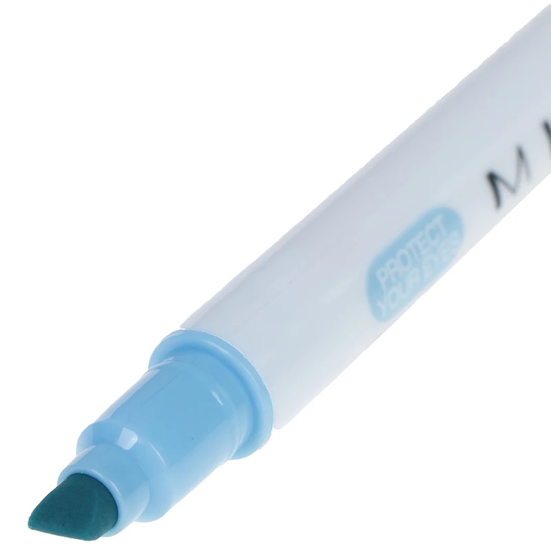 MildLiner маркеры Zebra WKT7 флуоресцентная ручка с закругленным носком двусторонняя для