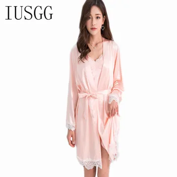 

Fashion Women Casual Solid Full Sleeve Polyester Robe Sets Sexy Summer Women Mini Length Sleepwear Robes For Lady Vintage Wear