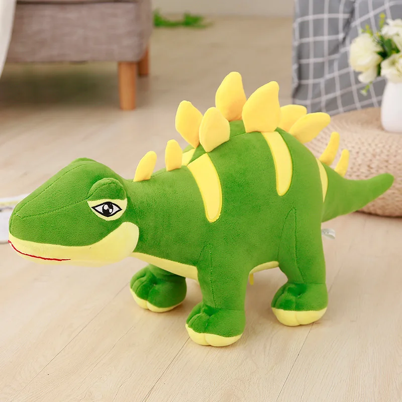 55cm New Stegosaurus Dinosaur Plush Toys Hobbies Tyrannosaurus Rex Plush Dolls Stuffed Toys For Children Boys,baby Classic Toys