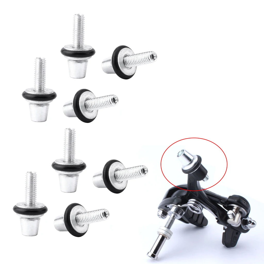 8Pcs/Lot Replacement Road Bike Brake Caliper Adjustment Screws / Fixing Bolts  M6 - Fixie Road Bicycle Fitting Aluminum Alloy