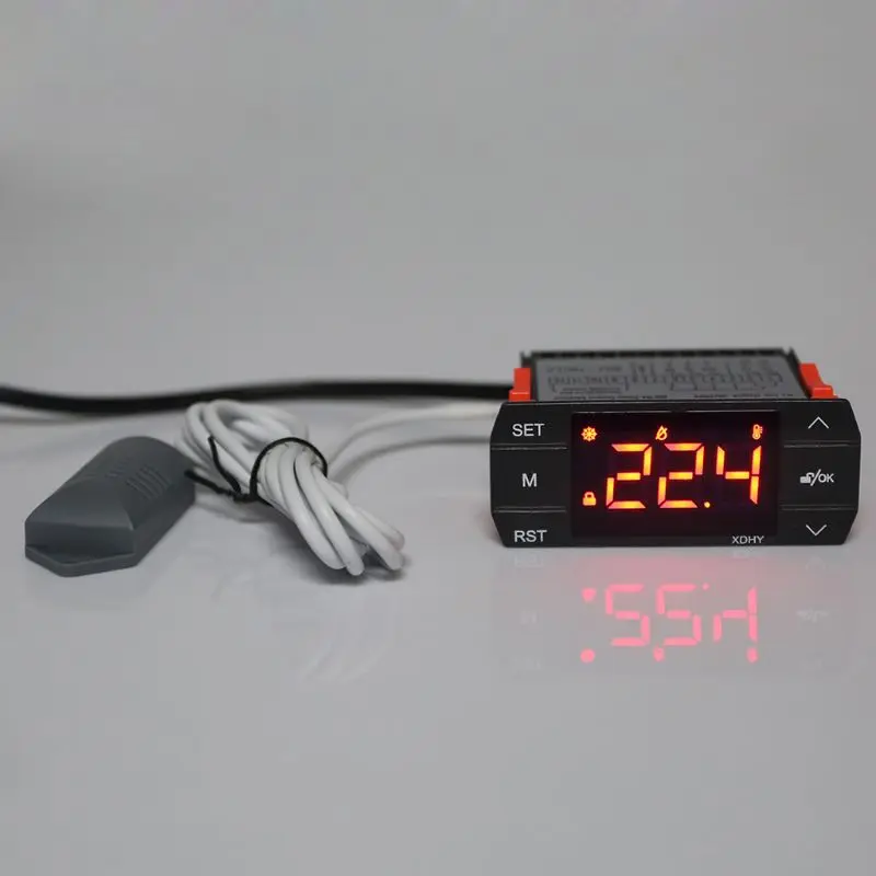 

OOTDTY Digital Temperature & Humidity Controller Thermostat For Incubator Greenhouse Breeding Hatching dremel tools