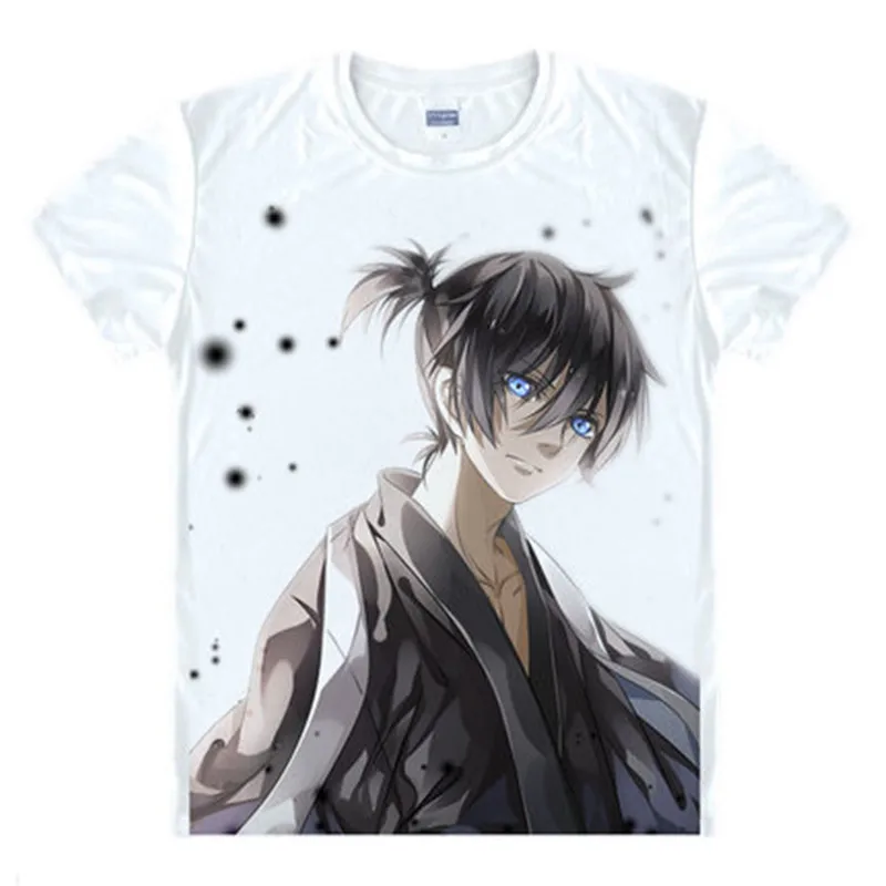 Мужская и Женская Повседневная футболка Noragami aragoo Yato дышащая японского аниме для