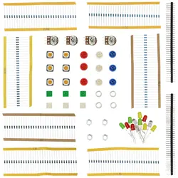 1 компл. Портативный DIY для Arduino Starter Kit UNO R3 светодиодный потенциометра Переключатель штыревой Резистор Комплект Compatile с UNO R3