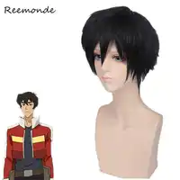 Anime Voltron Legendary Defender Cosplay Costumes Keith Black Hair Universal Synthetic Wigs For Women Men Halloween Party Props