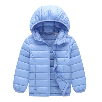 

2017 Ultra Light Boys Down Jacket For Girls 90% Down Winter Boys Outerwear Ultra Ligh White Down Parkas Kids Parka Y819