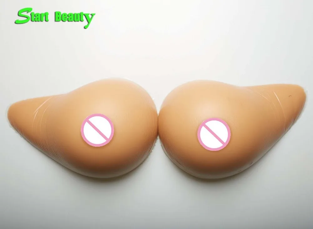 

C cup Medical Silicone Fake Breast Forms False Boobs Enhancer Pad For Crossdresser drag queen transgender 800g/pair