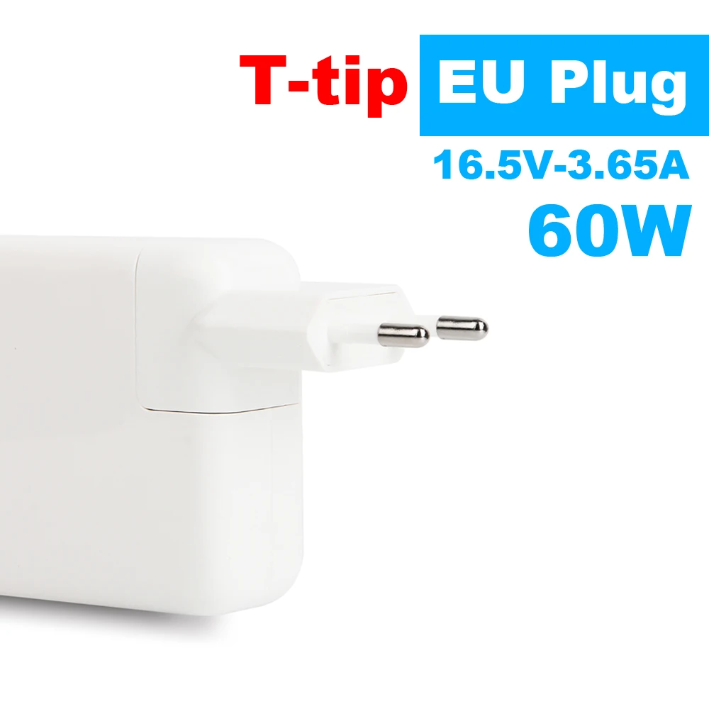 Brand New 60W 16 5V 3 65A T tip Laptop Power Adapter Charger for font b