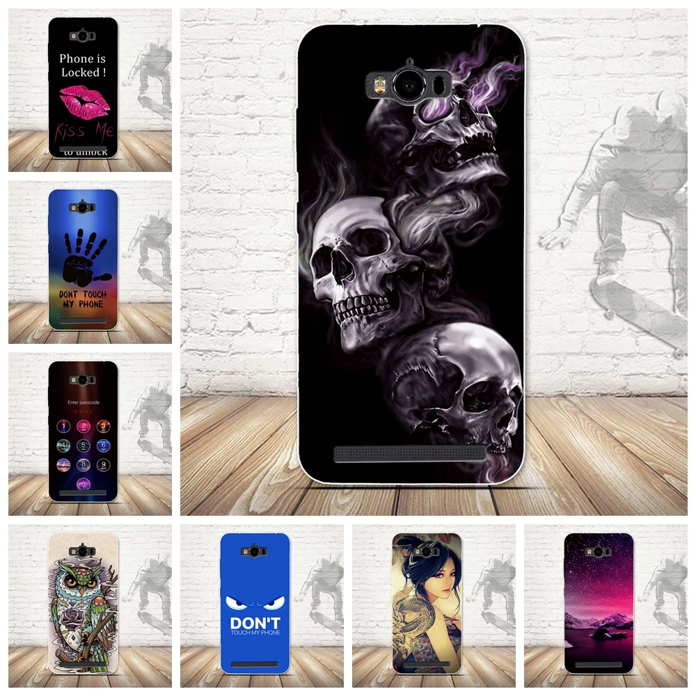 

Fashion Ultra Thin Soft Silicone TPU Beautiful Beach Cloudy Moon Ocean Scenery Phone Case for Asus Zenfone Max ZC550K Case