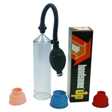 Aliexpress Penis Pump Handsome UP Penis Enlargement Vacuum Pump Penis Extender Sex Toys Penis Enlarger for Men