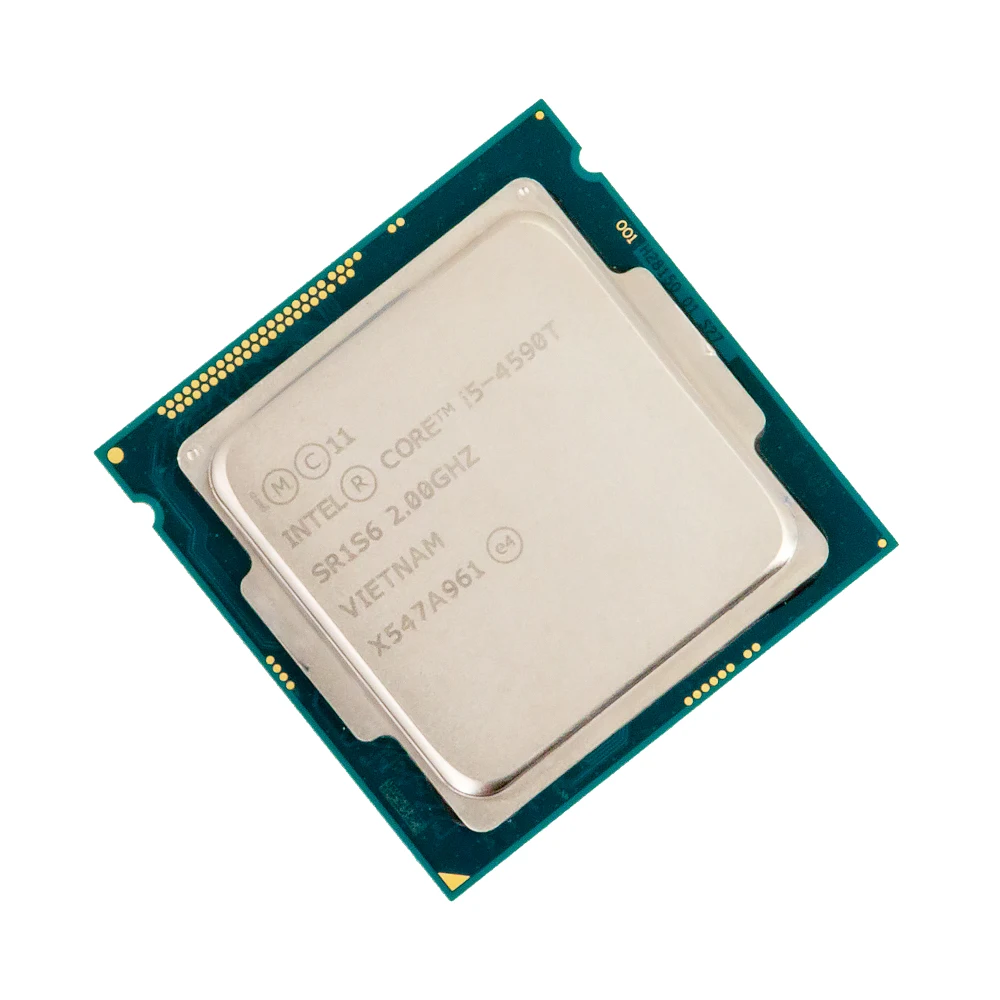 Intel Core i5-4590T настольный процессор i5 4590 T четырехъядерный 2,0 ГГц 6 Мб L3 кэш LGA 1150 сервер используется процессор