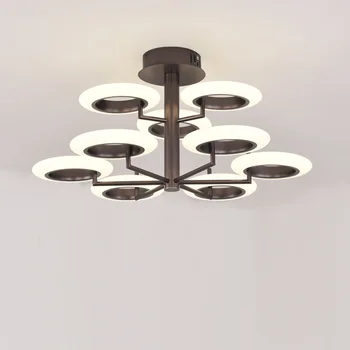 

Modern LED Hanging Lamp Fashion Acrylic Pendant Lights 9 Heads Suspendu Luminaire Lamps For LigLiving Room Bedroom Lighting