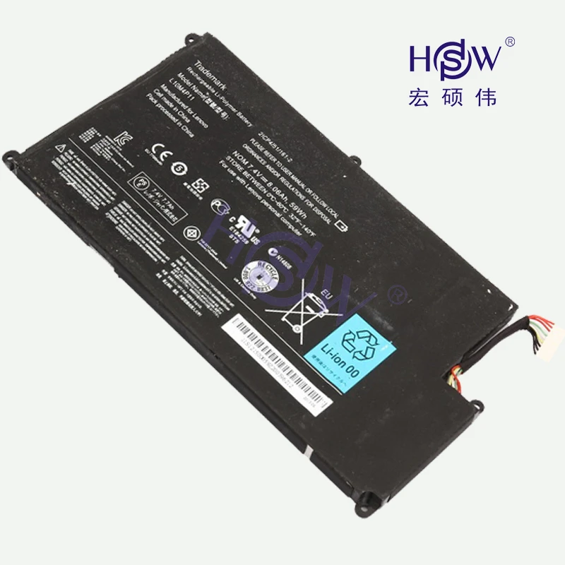 HSW Аккумулятор ноутбука 7,4 V 59WH для lenovo IdeaPad U410-IFI U410 L10M4P11 Аккумулятор akku