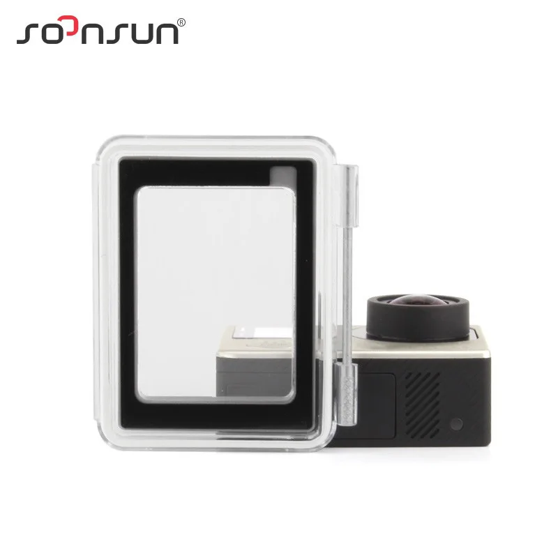 Водонепроницаемый чехол для задней двери SOONSUN с сенсорным экраном GoPro Hero 4