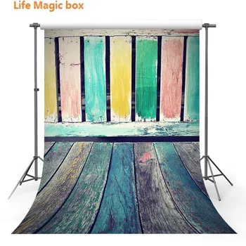 

Studio Photo Background Vinyl Background Mosaic Mopping Vinilo Madera Foto-183