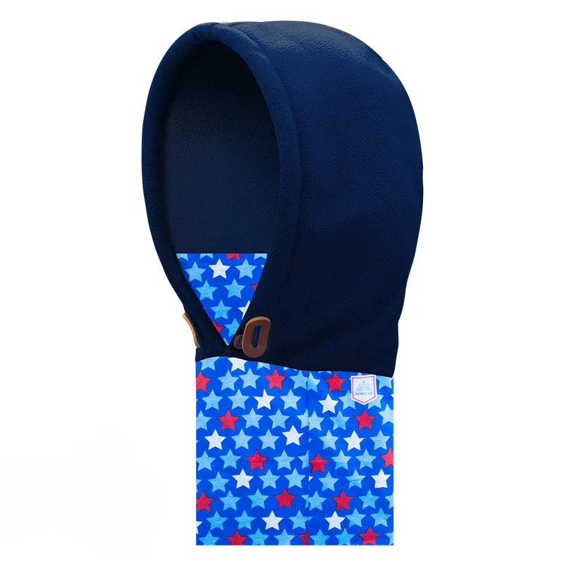 Детская флисовая балаклава для лица Шапка с капюшоном Косплей детские зимние грелки Холодостойкий шарф