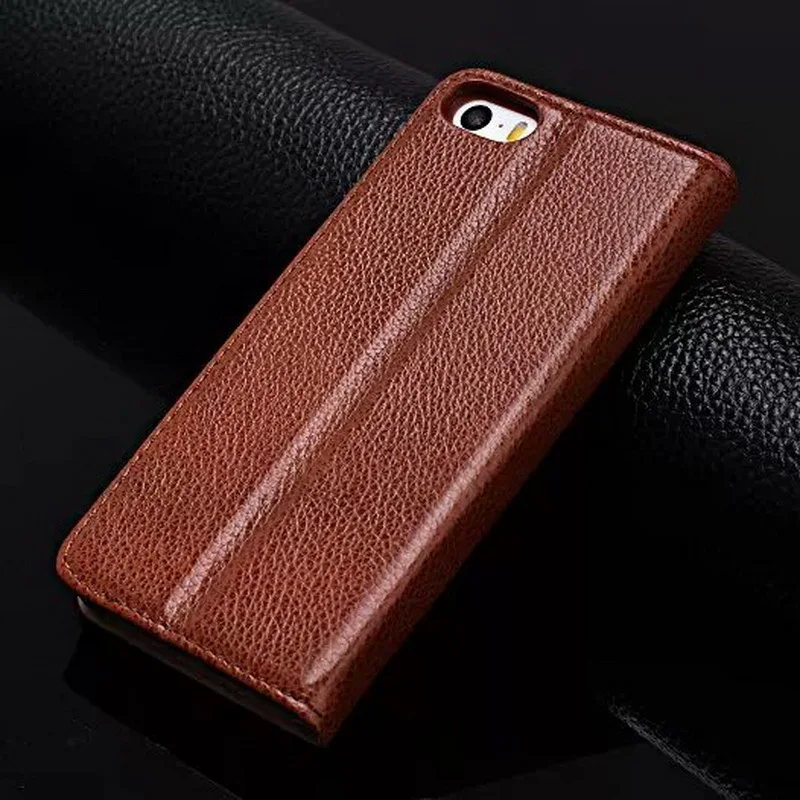 Чехол MAKEULIKE из натуральной кожи для Iphone 5 5S чехол SE роскошный защитный Магнитный 4