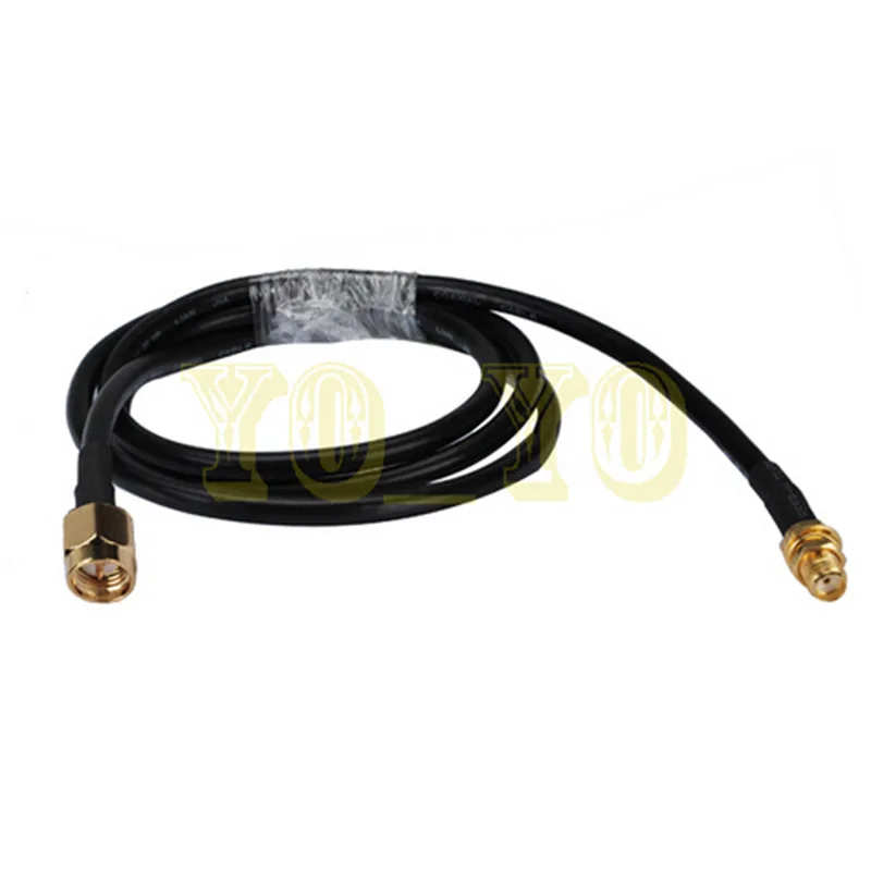 

ALLISHOP Top Brand 5m External WiFi Wireless Antenna Extension Cable with SMA female bulkhead to SMA male Connector LMR195