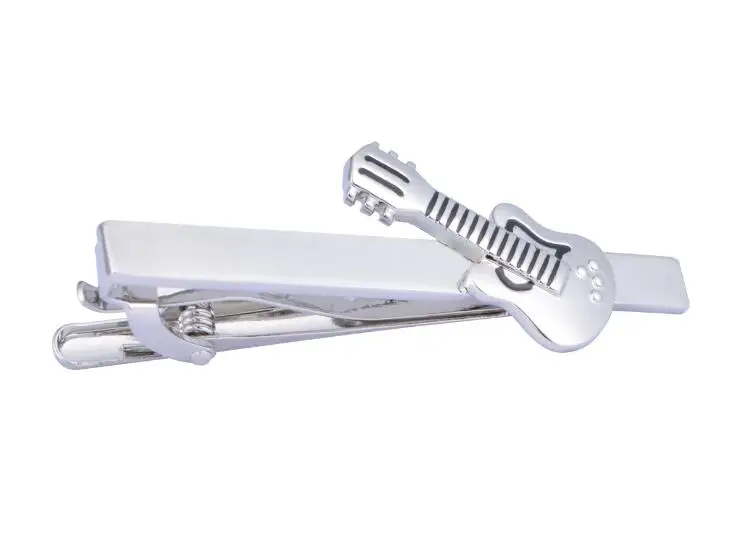 Tie Clips Violin Guitar Shape Tie Clip Tie Bar Pins Men's Fashion