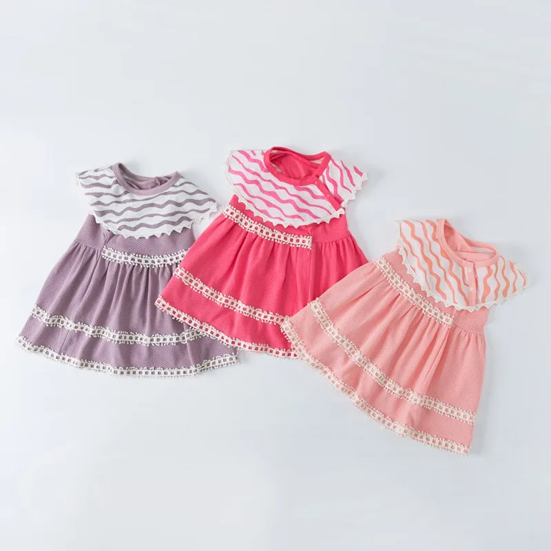 Летнее платье vestido платья для маленьких девочек милое кружевное дизайнерское платье без рукавов Детское Пышное Платье принцессы От 0 до 4 лет