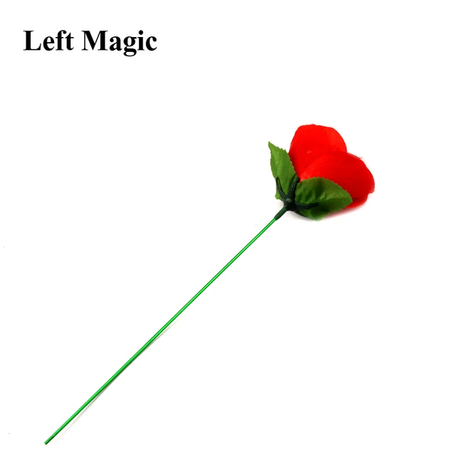 1PCS Torch To Flower-Torch To Rose-Fire Magic Trick Flame Appearing Flower Professional Magician Bar Illusion Stage Props G8156 6