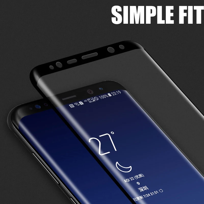 20D Tempered Glass For Samsung Galaxy Note 8 9 S8 S9 Plus Screen Protector For Samsung S7 Edge A6 A8 Plus 2018 Protective Film