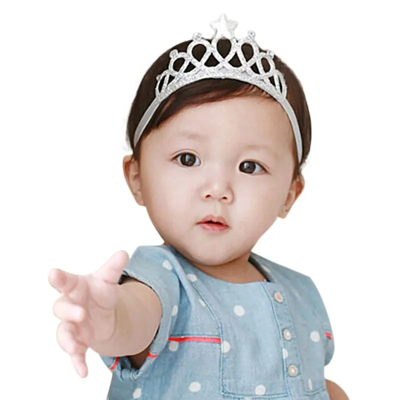 

1 PCS New Fashion Girls Cute Crown Shiny Hairband Baby Hair Accessory Girls Hair Decorations