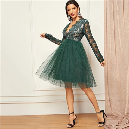 shein dress long sleeve