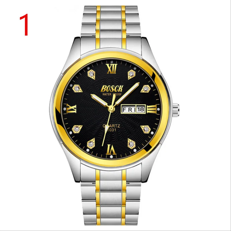 

New watch men's automatic mechanical watch waterproof steel belt ultra-thin men's watch fashion tide