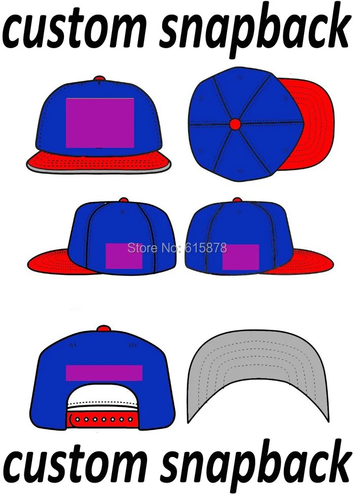 Бейсболка с вашей надписью/ бейсболка на заказ/6 Бейсболка Snapback cap с вышитым логотипом/дешевая 3D вышитая Спортивная Кепка
