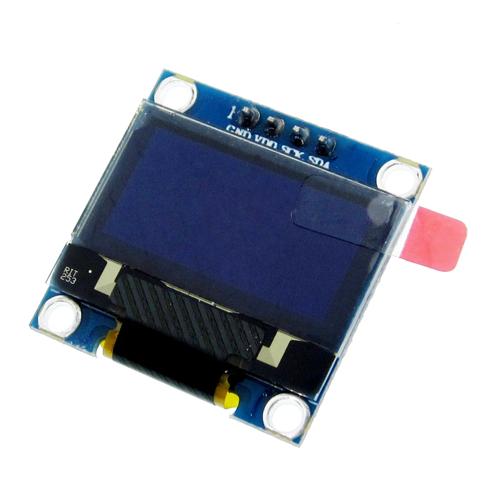 

10pcs 0.96"Blue 0.96 inch OLED module New 128X64 OLED LCD LED Display Module 4pin-0.96" IIC I2C Communicate