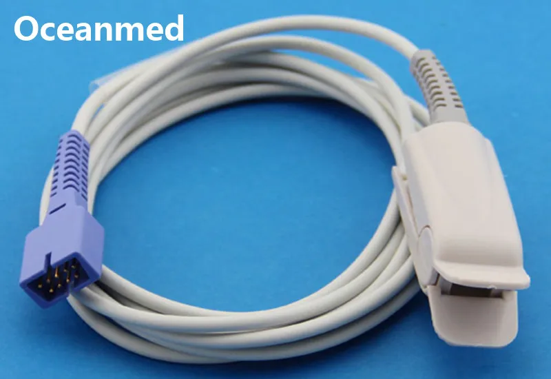 

Nellcor Oximax Direct SpO2 Sensor Probe Adult Finger Clip, Compatible 9 Pins 3m/9ft