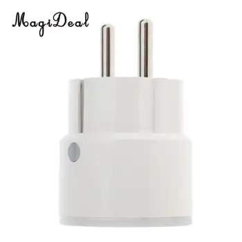 

Durable Smart WiFi Plug Outlet Swtich Work With Echo Alexa Home Remote EU electric fan charging socket refrigerator TV