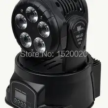 5*15 Вт светодиодный движущийся головной свет для мытья RGBWA Мини светодиодный моющийся движущийся головной Dj свет