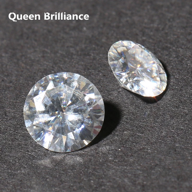 

Test Positive Lab Grown Diamond 4Carat ctw 10mm Round Brilliant No Less Thanks G-H VVS2 Moissanite Loose Stones High Quality