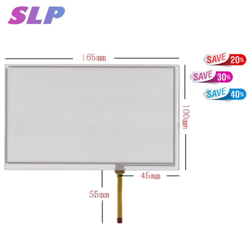 

Skylar7 Inch 164*99mm AT070TN90 AT070TN93 HD Capacitive Touch Screen Digitizer Glass Panel for Tablet PC MID GPS mp4 Touchscreen