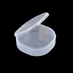 Новый продажа 1 шт. прозрачный Toolbox электронный Пластик Запчасти контейнер Коробки для инструментов маленький круглый коробка для хранения