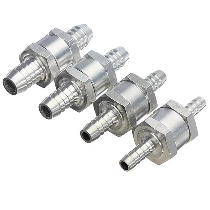 

Automotive Aluminum Alloy Throttle Single Check Valve Gasoline Diesel Fuel Non-return Valve Caliber 6 8 10 12 MM One-way Valve
