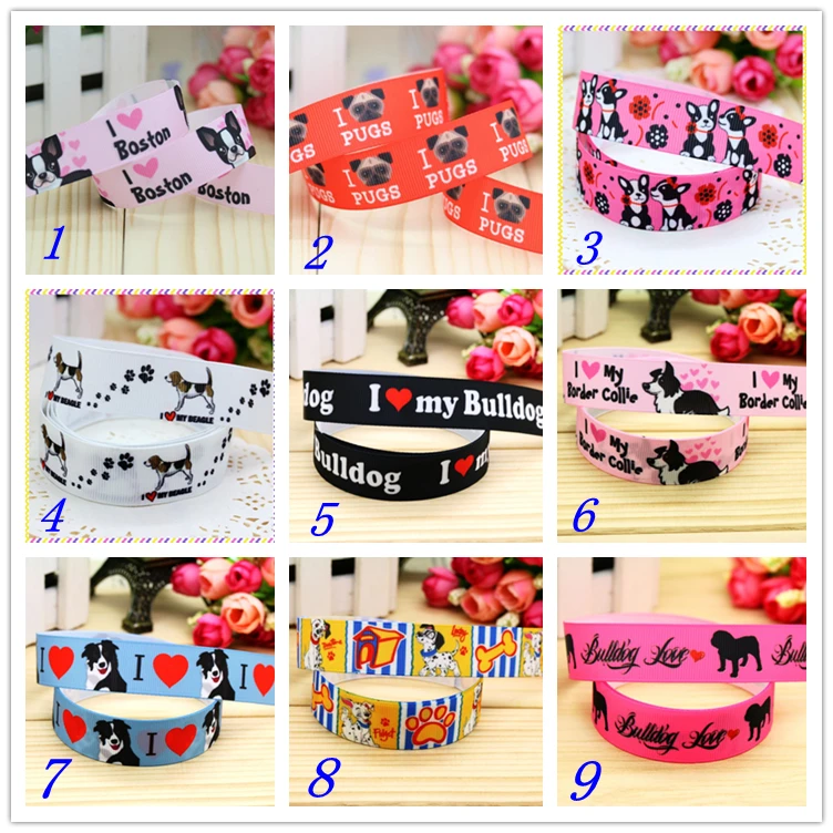 3 meters //roll 16mm//5//8 Printed Grosgrain ribbon football team