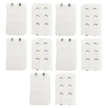 Женское нижнее белье Пряжка 3 ряда 2 крючка бюстгальтер ремень расширитель белый 10 шт